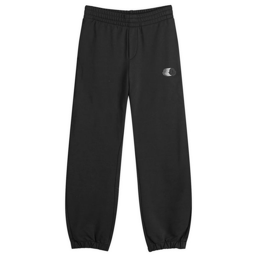 Träningsbyxor Moncler Swoosh Logo Cotton Sweatpants, Size X-Small Svart | 8H000-12-809KR-999