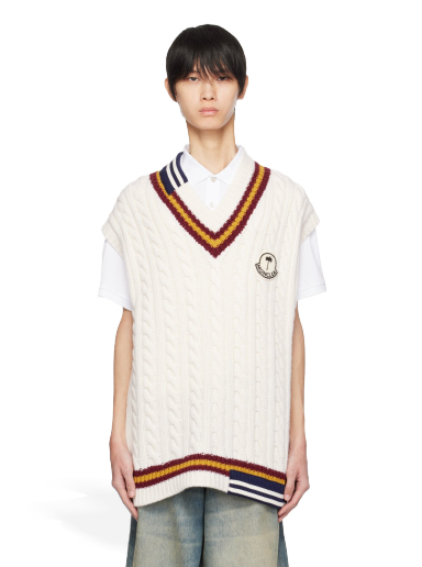 Väst Moncler Genius x Palm Angels x Vest Vit | I209L9I00001M1241