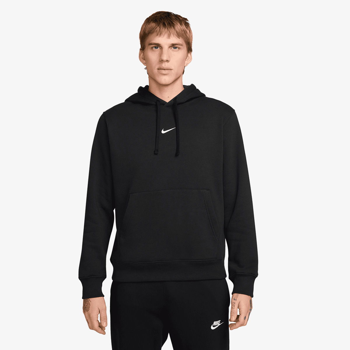 Sweatshirt Nike Club Fleece Hoodie Svart | IB4124-010, 0