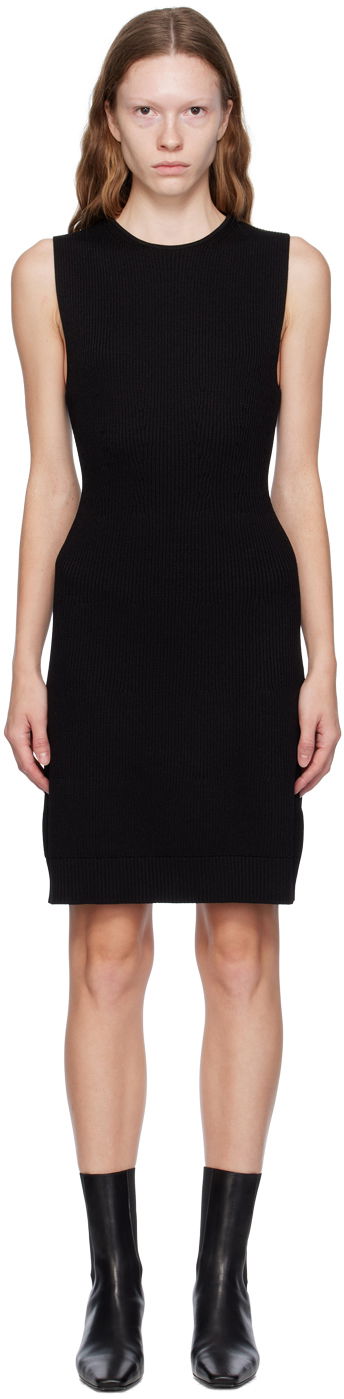 Klä TOTEME TOTEME Contour Knit Minidress Svart | 233-5181-334