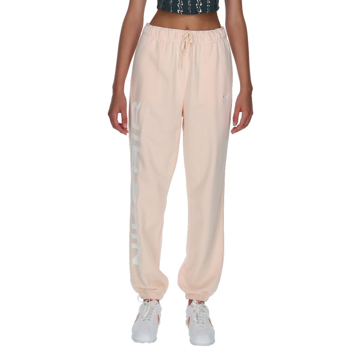 Träningsbyxor Nike Air Loose Fit Fleece Sweatpants Rosa | FB8051-838, 0
