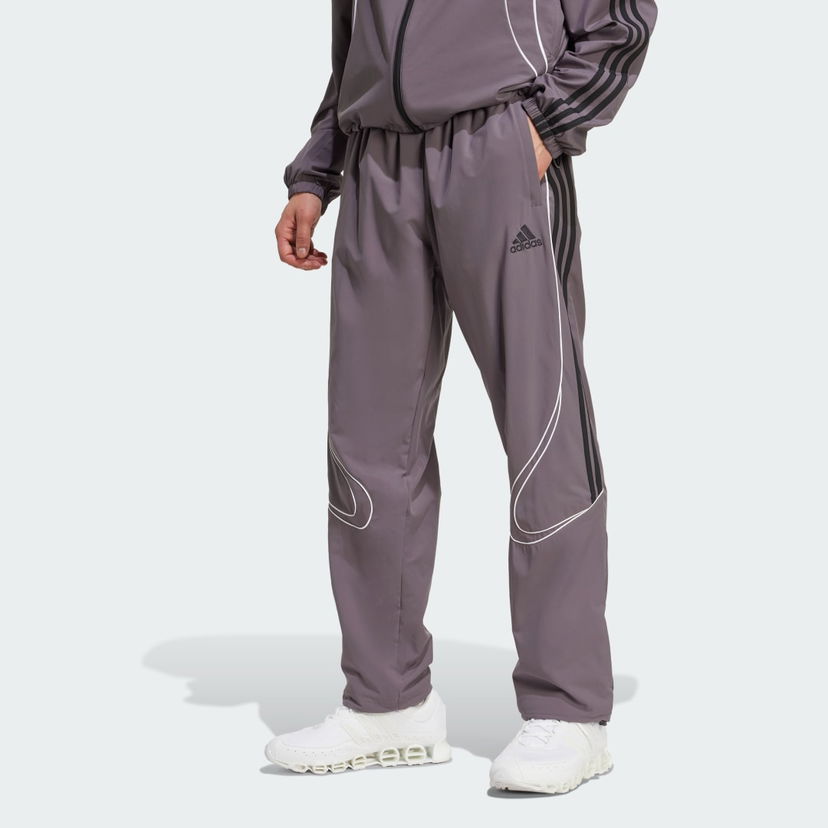 Träningsbyxor adidas Performance Teamgeist Adicolor Track Pants Purpur | JW5870