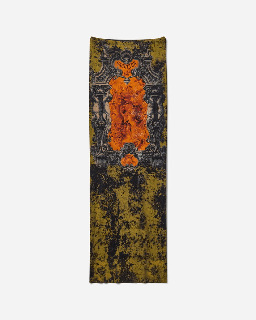 Kjol Jean Paul Gaultier Medaillon Long Skirt Grön | 2503WSK005M006 P004115