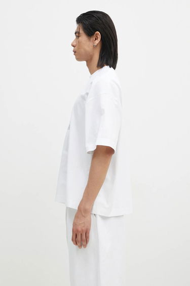 T-shirt VETEMENTS 'VET' Cropped Boxy T-Shirt Vit | UA66TR685W, 1