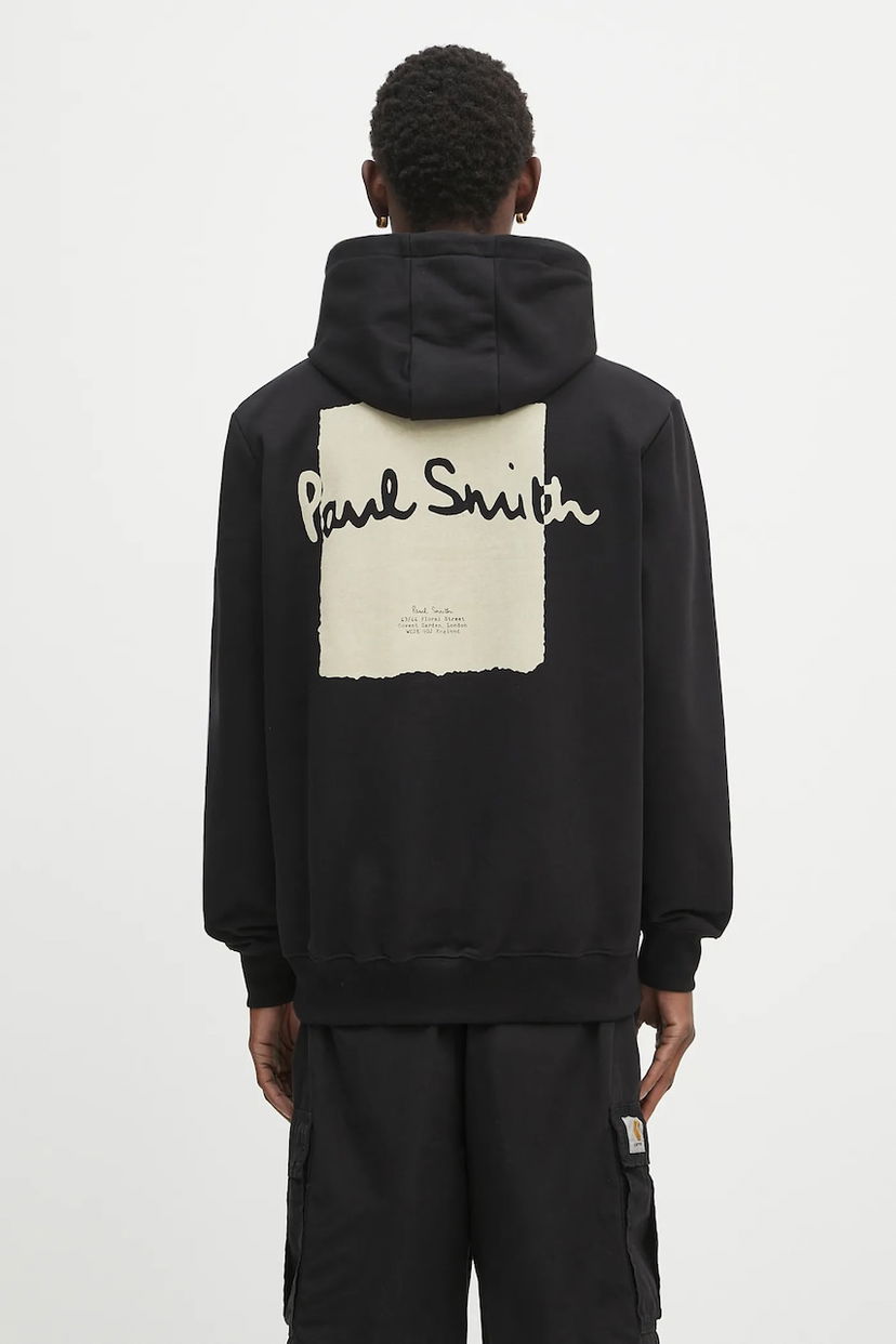Sweatshirt Paul Smith Paul Smith Printed Hoodie Svart | M1R.071Y.TP4929