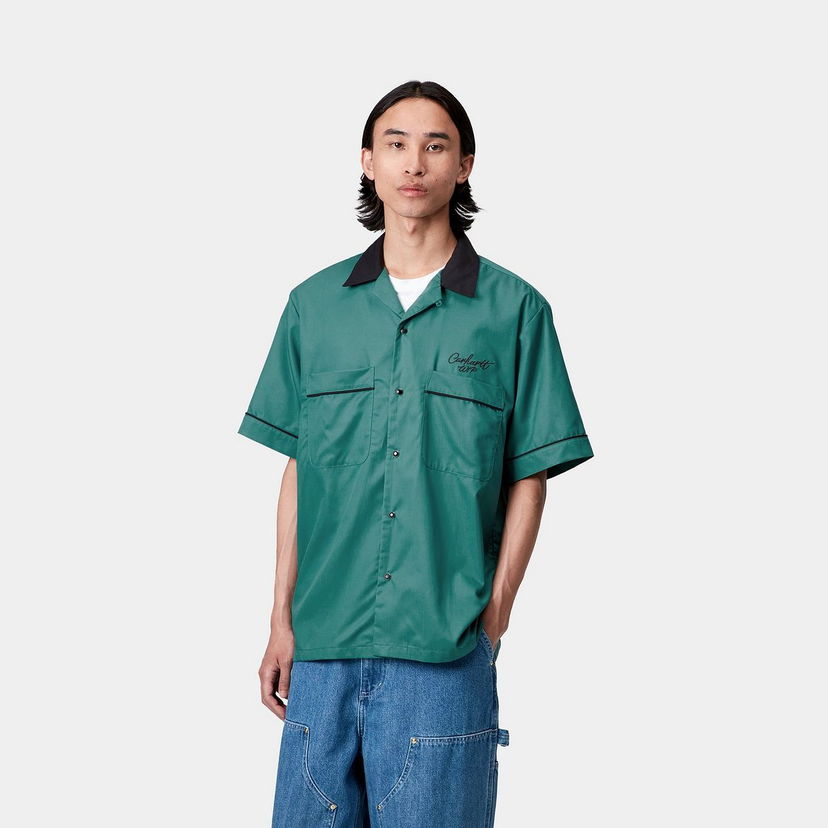 Skjorta Carhartt WIP Carhartt WIP Short Sleeve Bowl Shirt Grön | I035153_9