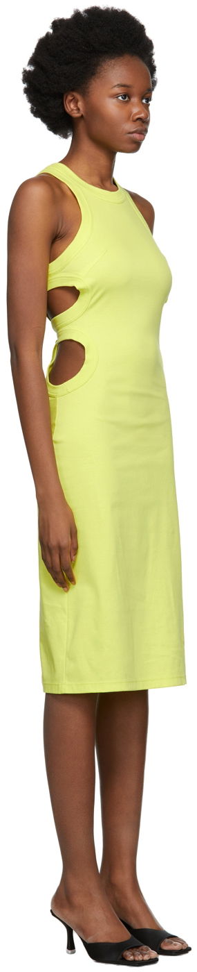Linne Dion Lee Jersey Tank Dress Svart | A9816R22, 4
