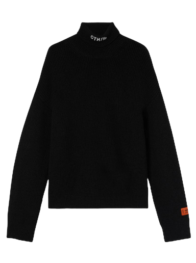 Sweater HERON PRESTON CTNMB Knit Rollneck Svart | HMHA006F22KNI0011001