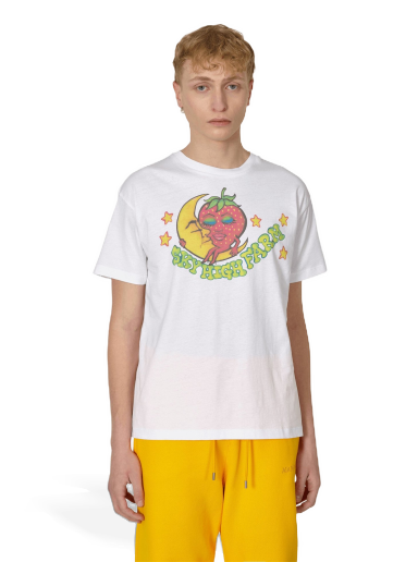 T-shirt Sky High Farm Printed T-Shirt Vit | SHF03T031 2
