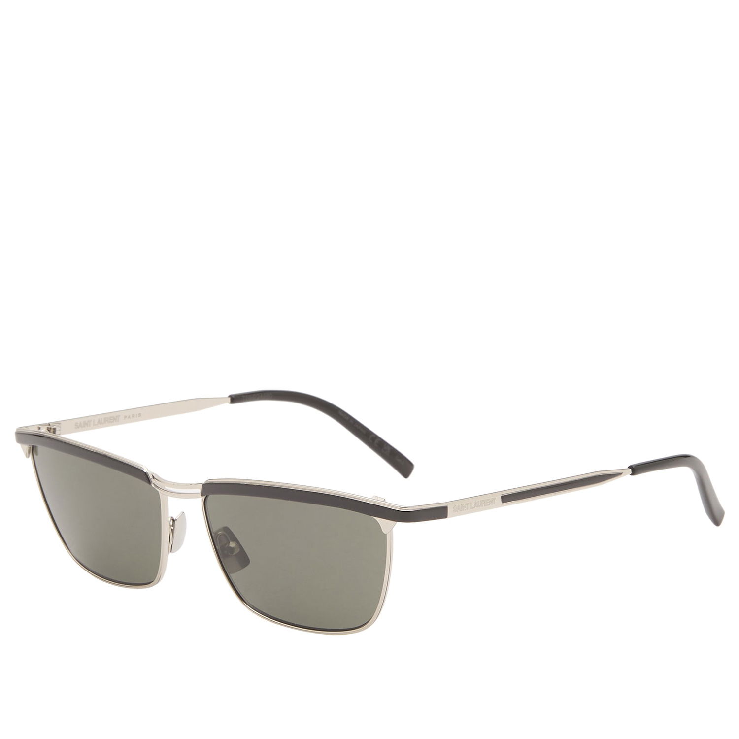Solglasögon Saint Laurent Joe Rectangular Metal Frame Sunglasses Metallisk | SL-795-JOE-003, 1