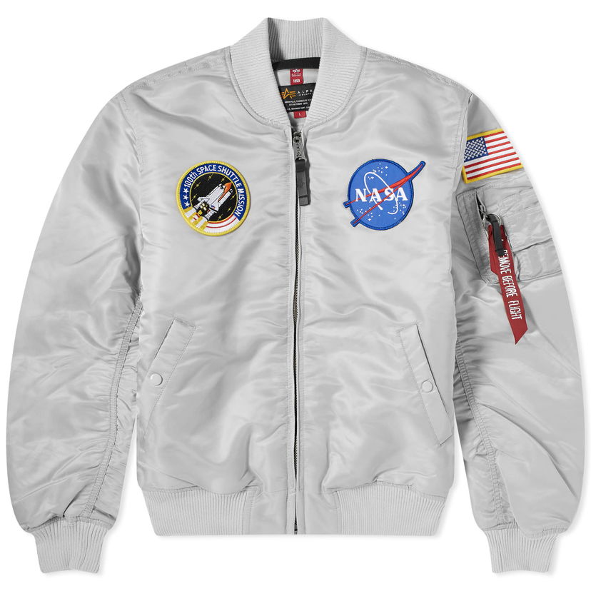 Bomberjacka Alpha Industries Alpha Industries MA-1 VF NASA Bomber Jacket Grå | 166107-666