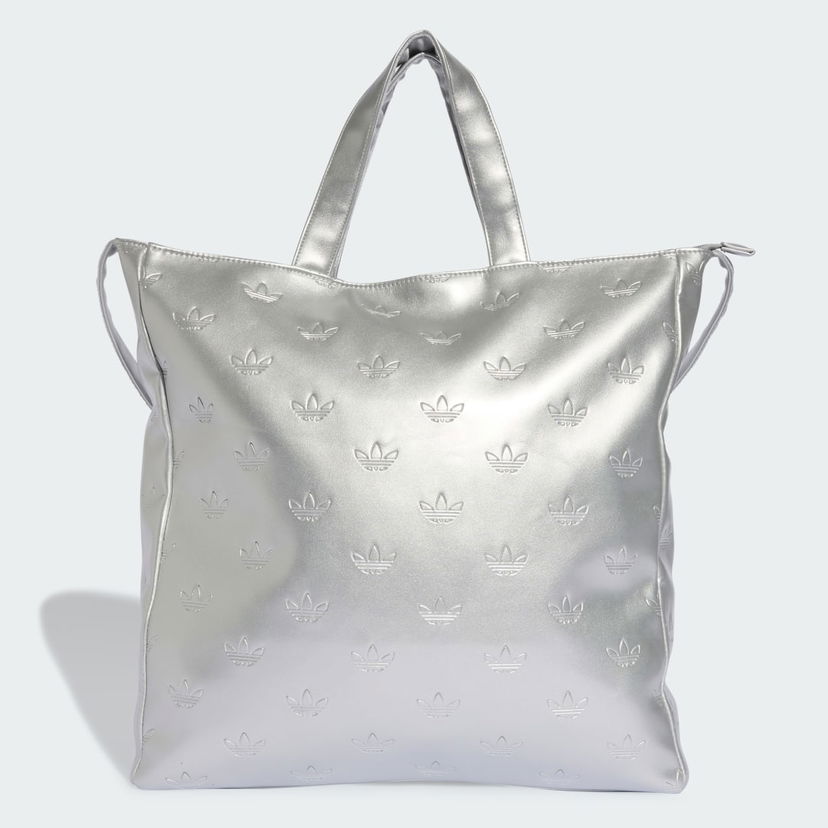 Tygpåse adidas Performance Adicolor Shopper Tote Bag Metallisk | JW0049