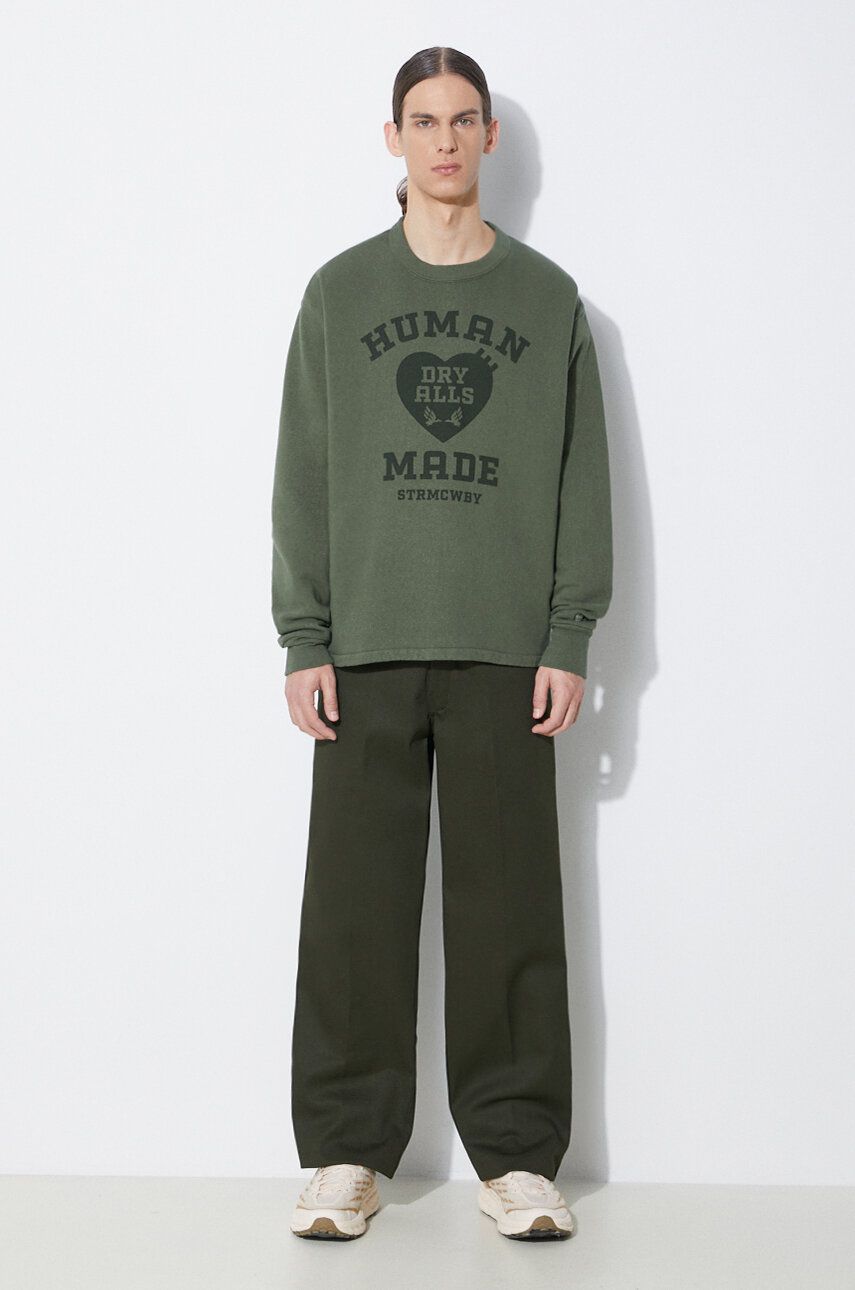 Sweatshirt Human Made Graphic Print Sweatshirt Grön | HM27CS020, 1
