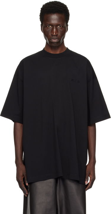T-shirt VETEMENTS Embroidered Logo T-Shirt Svart | UA66TR765B, 0