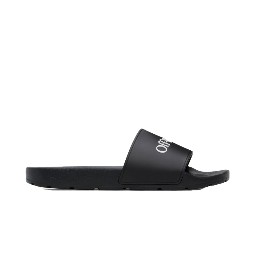 Sneakers och skor Off-White Black Bookish Pool Slides Svart | OMIU002C99MAT0011001