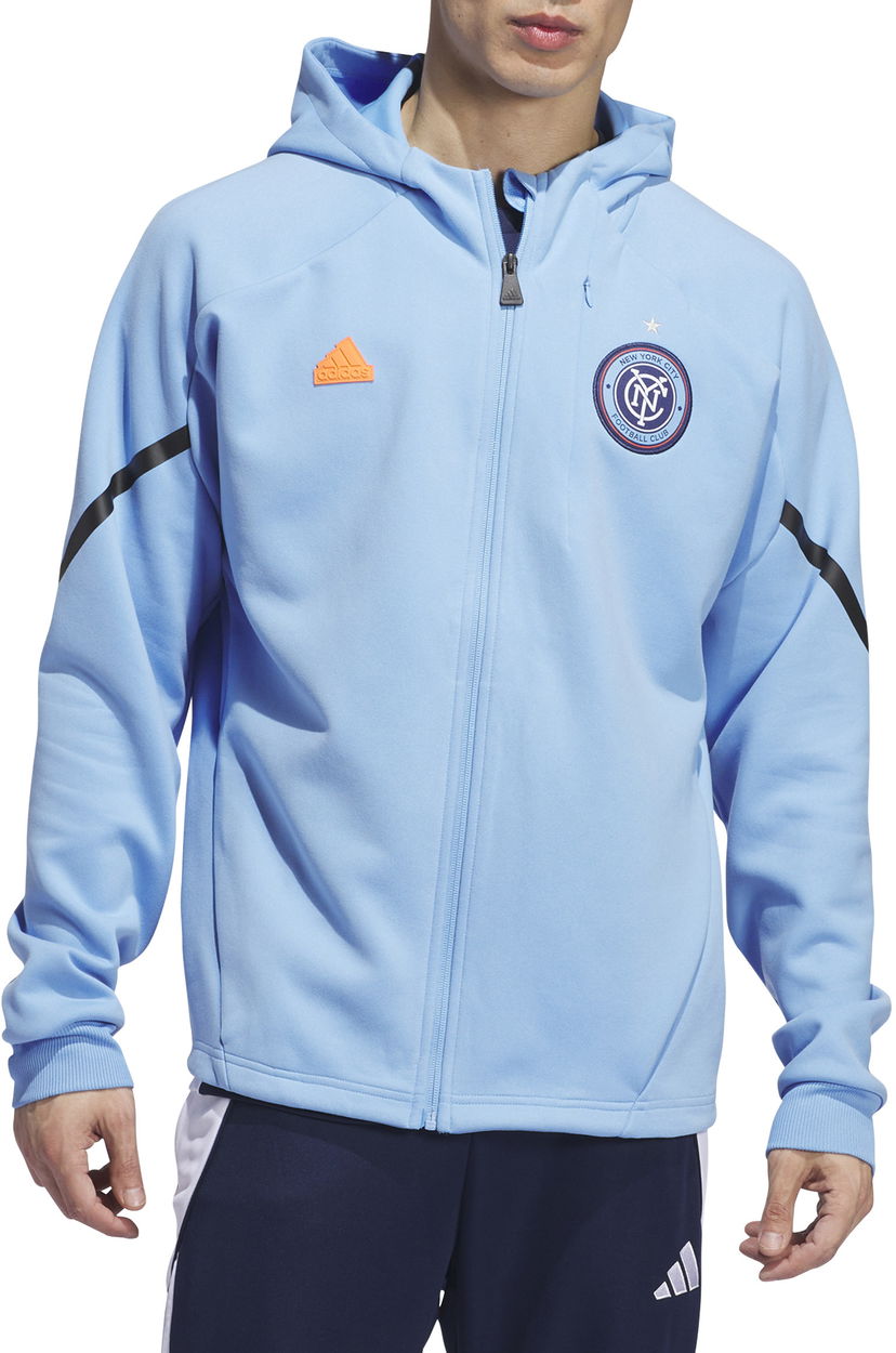 Sweatshirt adidas Originals NYCFC Anthem Jacket Blå | iq0743