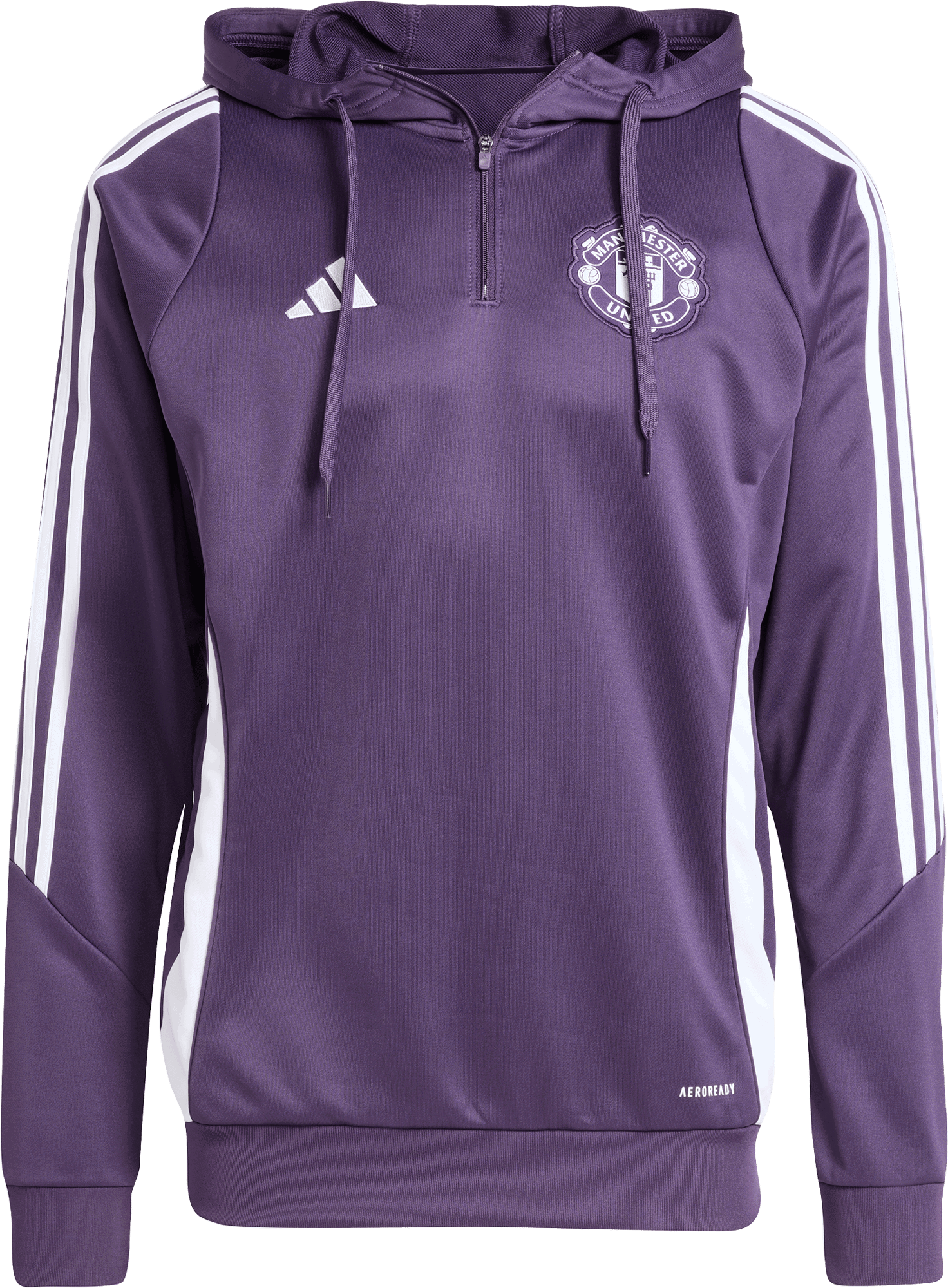 Sweatshirt adidas Originals Manchester United Training Hoodie Purpur | jp3242, 0