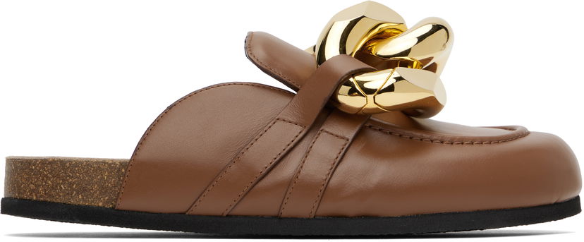 Tillbehör JW Anderson JW Anderson Chain Loafers Brun | LF0035-LA0050