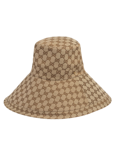 Hatt Gucci GG Canvas Wide Brim Hat Beige | 631958 KQW00 9700