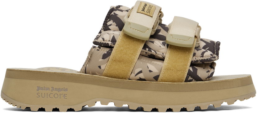 Tillbehör Palm Angels Palm Angels Suicoke Edition Moto-P Sandals Beige | PWIH030F24FAB0026061