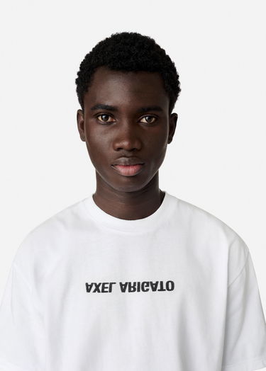 T-shirt AXEL ARIGATO Distort Graphic Print T-Shirt Vit | A3118001, 5