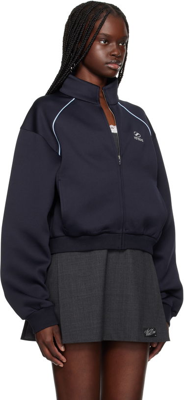 Bomberjacka We11done We11done Sporty Selldone Track Jacket Mörkblå | WD-TJ1-25-832-W-NV, 1