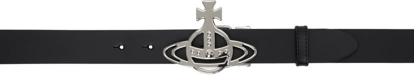 Bälten Vivienne Westwood Vivienne Westwood Line Orb Buckle Belt Svart | 82010071U-L009X-
