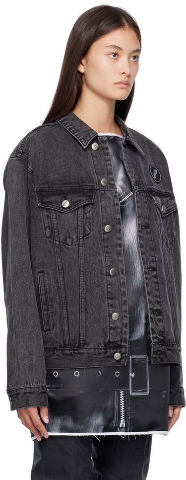 Jacka We11done We11done Faded Denim Jacket Svart | WD-DJ4-20-017-U-WB, 1