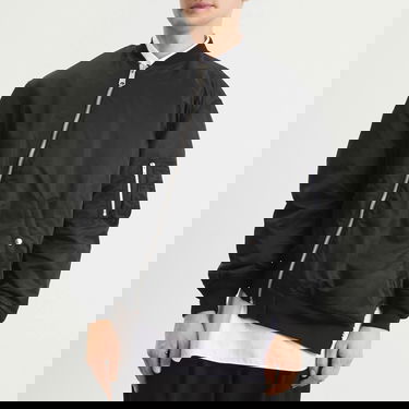 Bomberjacka Comme des Garçons Comme des Garçons BLACK Asymmetric Bomber Jacket Svart | 1P-J011-W25-1, 2