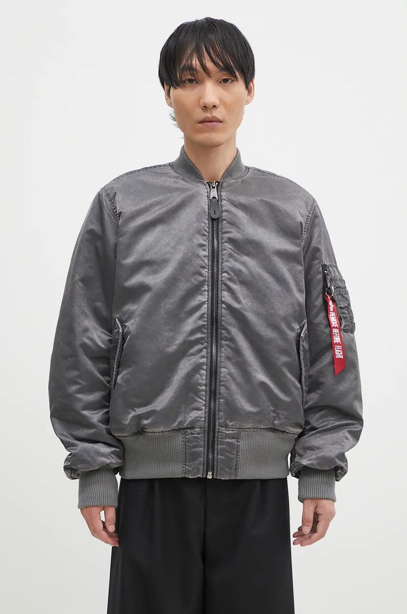 Bomberjacka Alpha Industries Bomber Jacket Oversize Grå | 148127