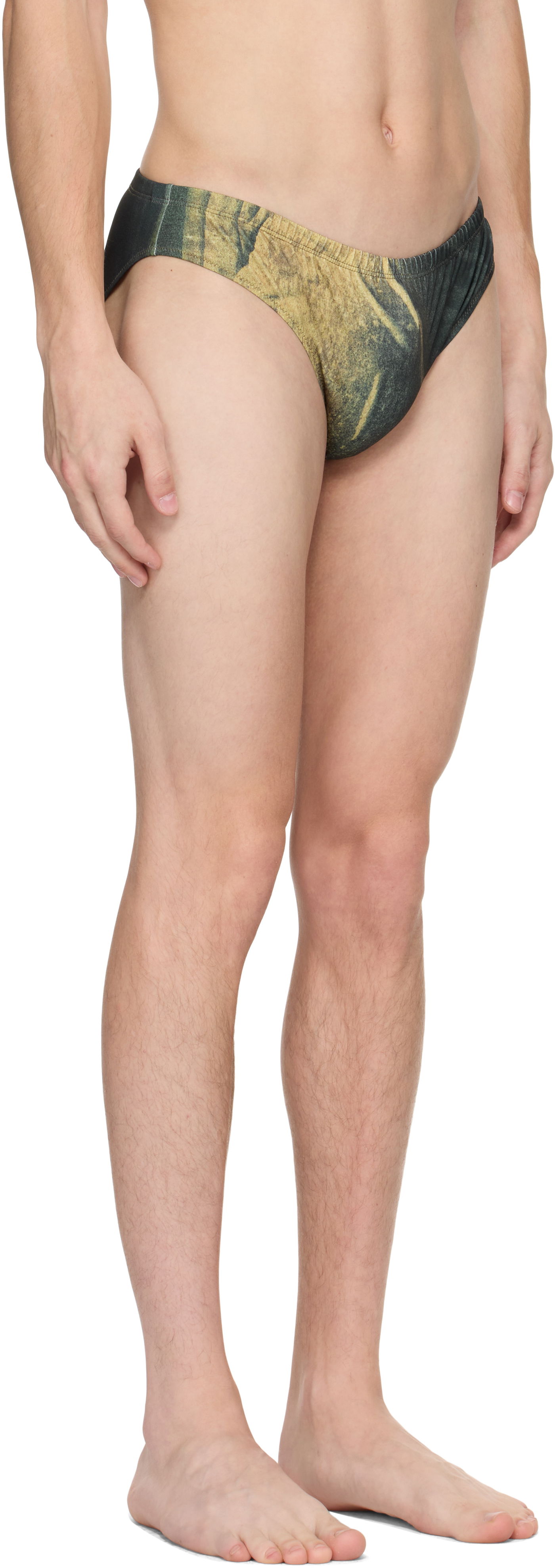 Badkläder Jean Paul Gaultier Jean Paul Gaultier Body Printed Swim Briefs Flerfärgad | 25/03-M-SW064-J010P-4812, 1