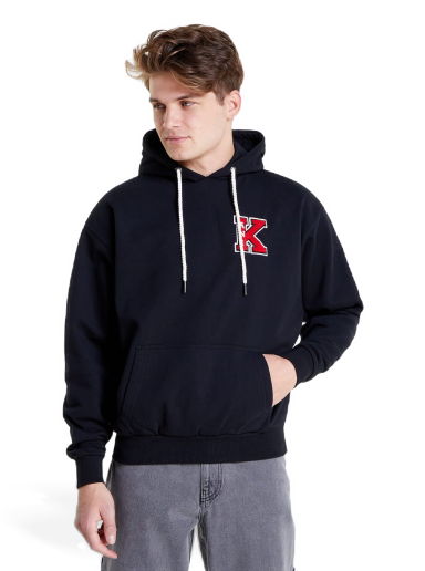 Sweatshirt Karl Kani Retro Patch Hoodie Svart | KM223-049-2