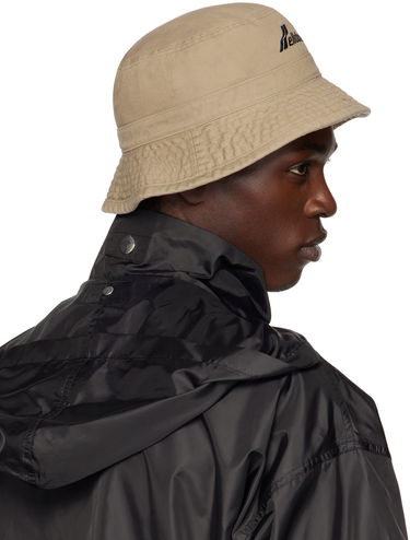 Hatt We11done Washed Logo Bucket Hat Beige | WD-AH3-22-426-U-BG, 2