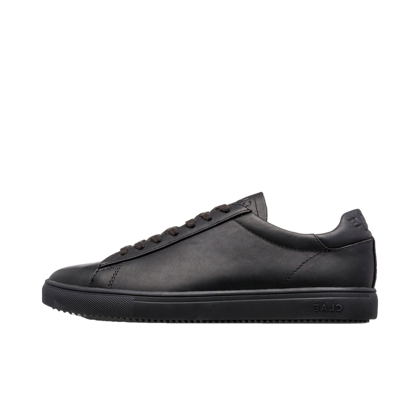 Sneakers och skor Clae Bradley Black Water Repellent Leather Svart | CL20CBR05-BWL