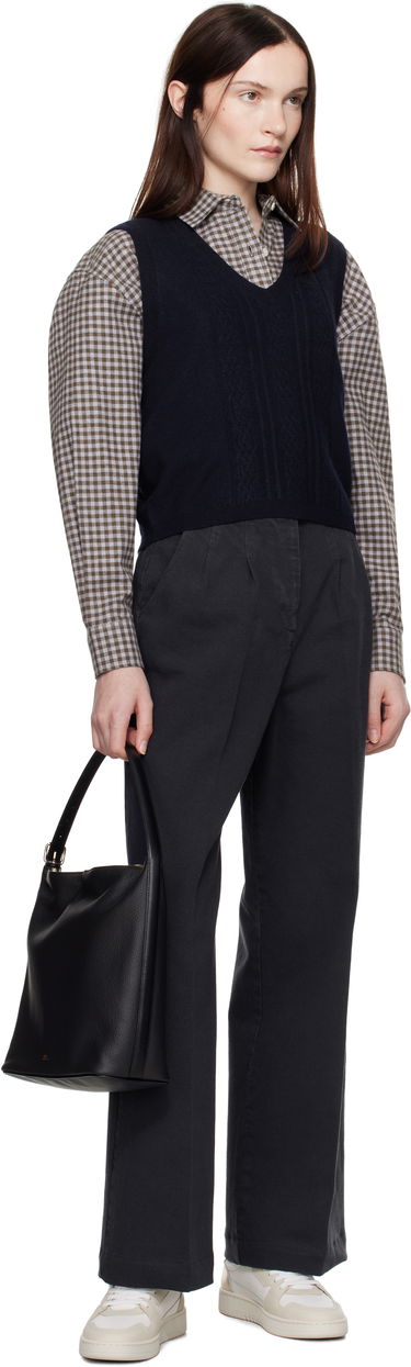 Väst A.P.C. Coco Knit Vest Mörkblå | WVBDV-F22326, 3