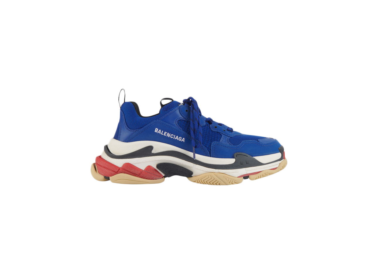 Sneakers och skor Balenciaga Triple S Navy Red Sole Mörkblå | 536737W09OM4691, 0