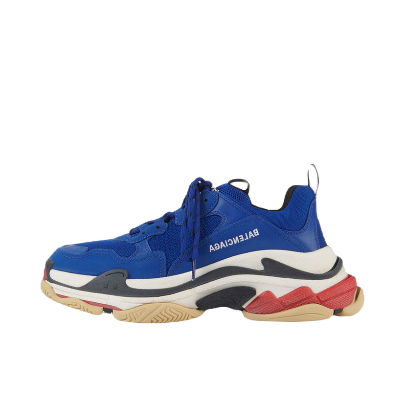 Sneakers och skor Balenciaga Triple S Navy Red Sole Mörkblå | 536737W09OM4691