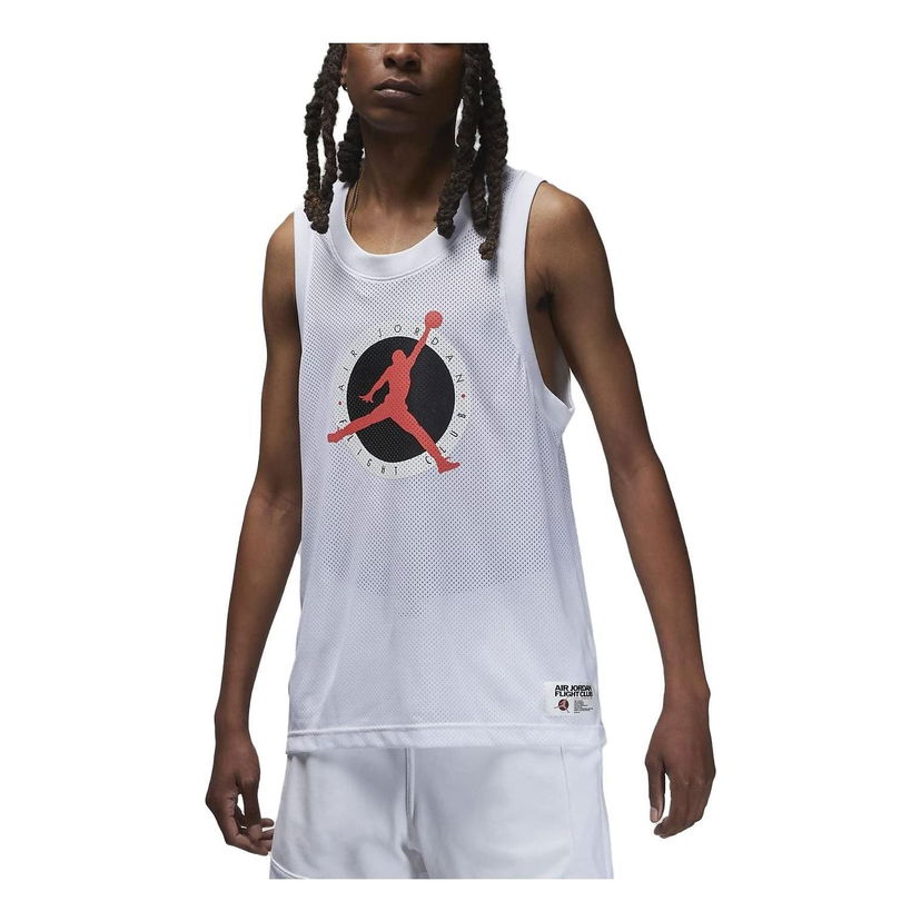 Linne Jordan Jordan Flight MVP Mesh Basketball Jersey Vit | DX9729-100