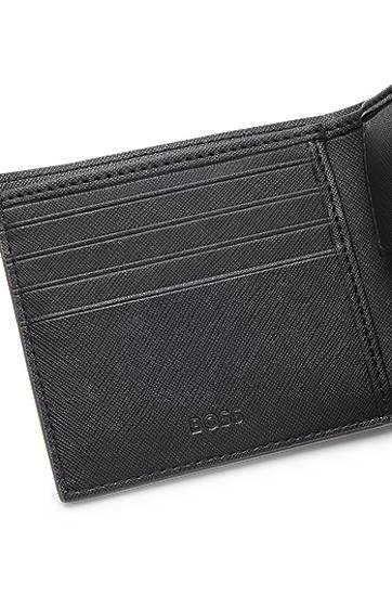 Plånbok BOSS Monogram wallet with foil-embossed logo Grå | 50552830, 1