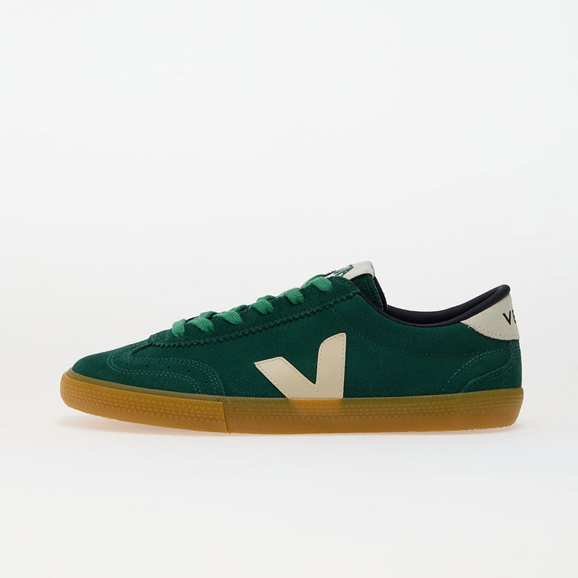 Sneakers och skor Veja Volley Suede Grön | VO0320515B