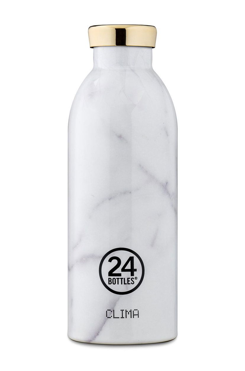 Dricksflaska 24Bottles Clima 500 ml Water Bottle Vit | Clima.500.Carrara