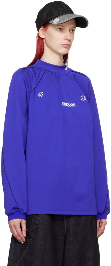 T-shirt ADER ERROR Siz Long Sleeve T-Shirt Blå | BN01SSSW0104BL, 4