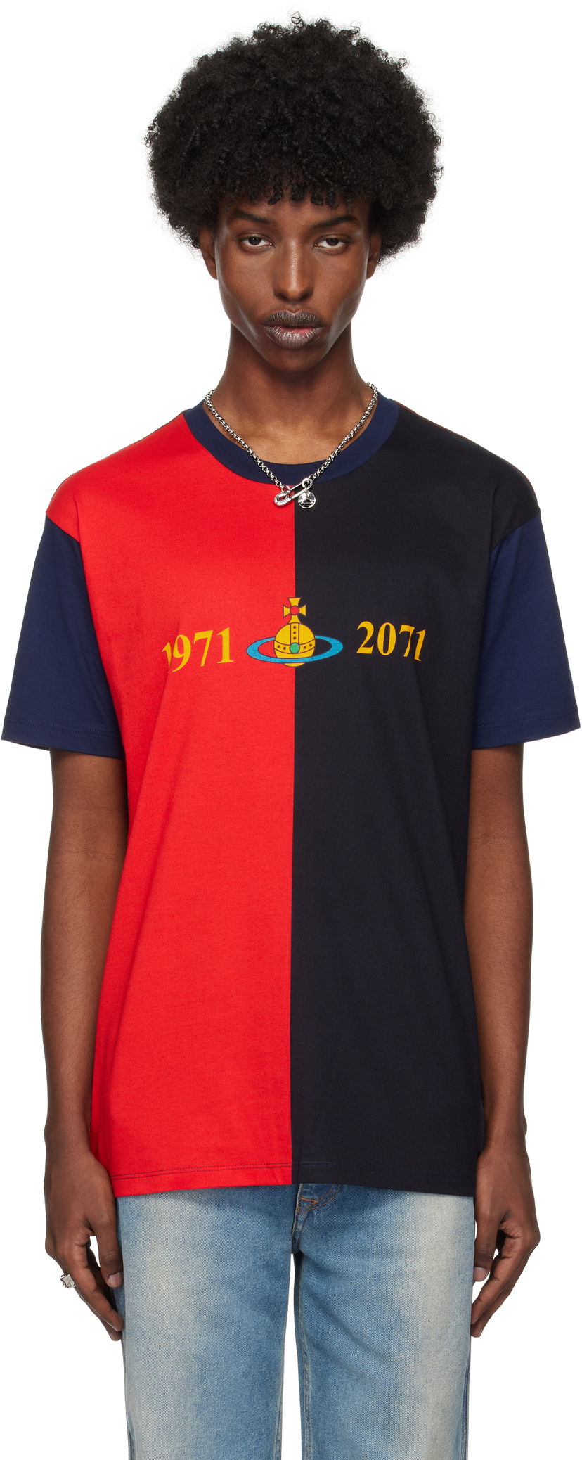 T-shirt Vivienne Westwood Classic T-Shirt Röd | 3G01001F-J0085-