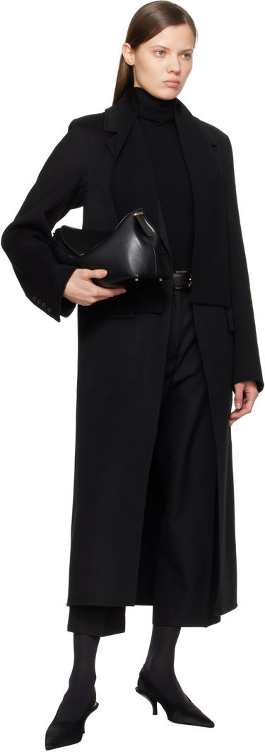 Rockar TOTEME TOTEME Classic Doublé Coat Svart | 251-WRO4725-FB0006, 3