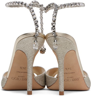 Skovård Jimmy Choo Jimmy Choo Saeda 100 Heeled Sandals Metallisk | SAEDA SANDAL 100, 1
