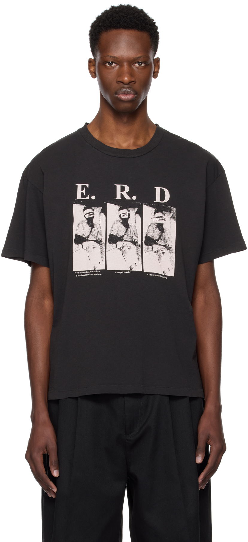 T-shirt Enfants Riches Déprimés Enfants Riches Déprimés 'You Are Nothing' Graphic T-Shirt Svart | 010-823