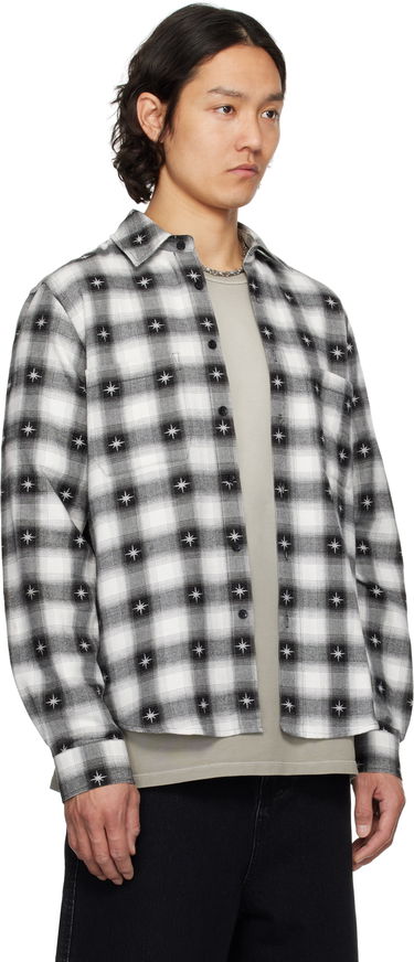 Skjorta AMIRI AMIRI Starburst Flannel Shirt Vit | AMSTFL1012, 1