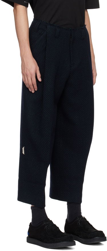 Byxor ADER ERROR Raw Edge Cropped Trousers Svart | BMADFWSA0201BK, 4