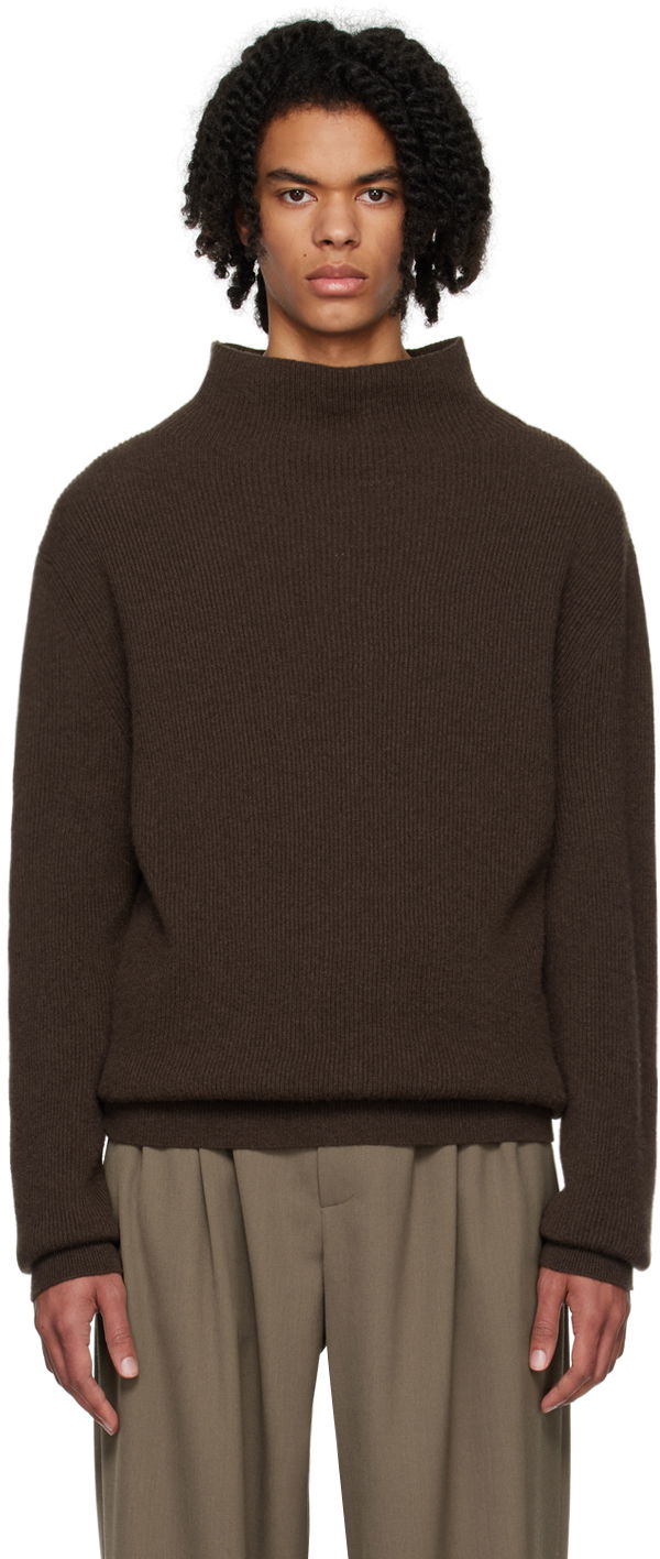 Sweater The Row Knit Turtleneck Sweater Brun | 52-F377