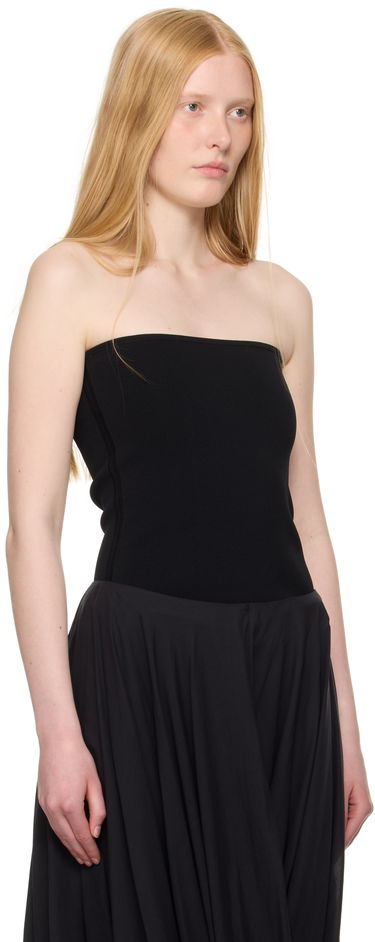Linne TOTEME TOTEME Compact Knit Tube Top Svart | 253-WRT0575-YA0187, 1